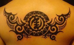 adinkra symbol tribal tattoo supremacy of god body art for men religious design