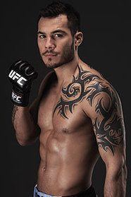 Roger Huerta is an MMA fighter with tribal tattoo designs