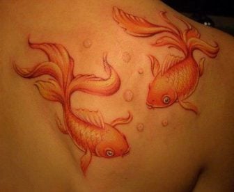 Gorgeous Goldfish Tattoos