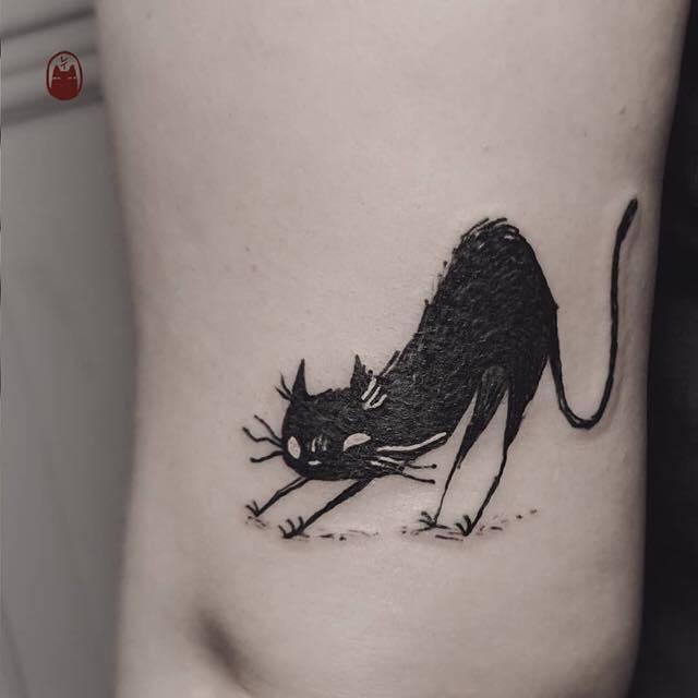 Meow-ha-ha! The Cute but Creepy Cats of One Tattoo Artist’s Imaginary ...